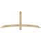 Ekena Millwork Bellingham Rough Sawn Timber Gable Bracket, Douglas Fir, 72"W x 30"H x 2"D x 4"F, 10/12 Pitch GBW072X30X0204BEL00RDF - alternate 1
